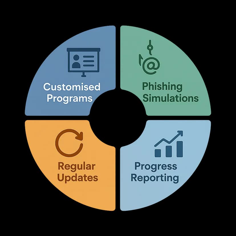 Cybersecurity Training Infographic